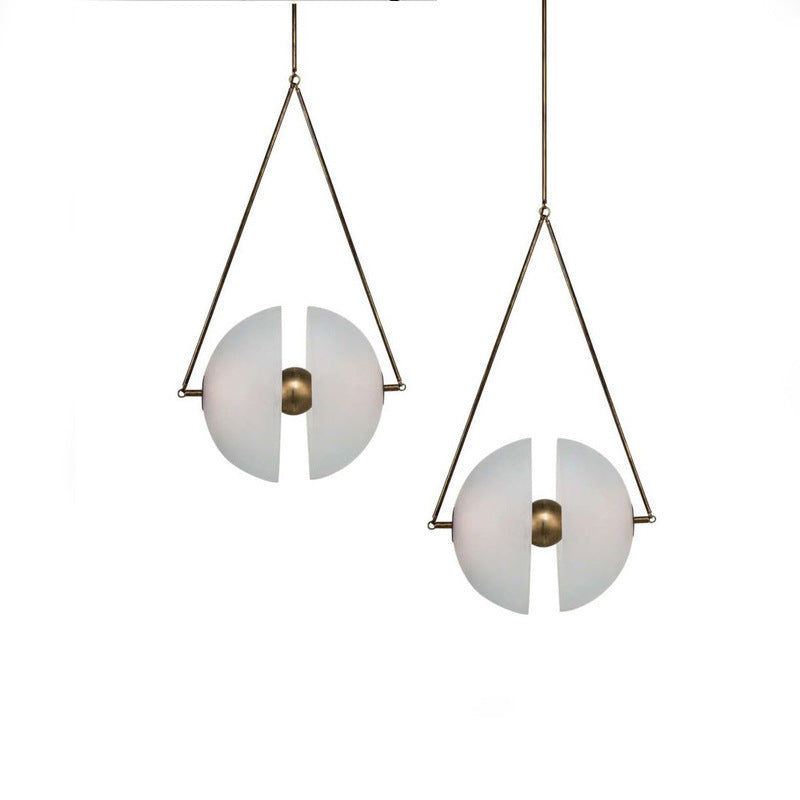 Post-modern Exhibition Hall Glass Window Chandelier