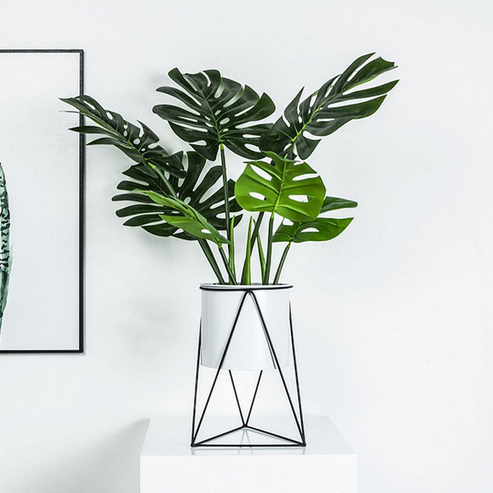 Maja - Circular Ceramic Planter & Stand