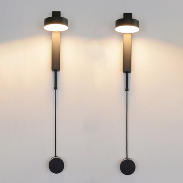 Emelie - Gold Wall Lamp with Dimmer Switch