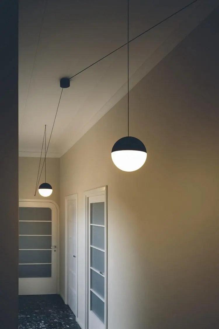 Alise - Nordic Plug-In DIY Glass Hanging Lights For Bedroom