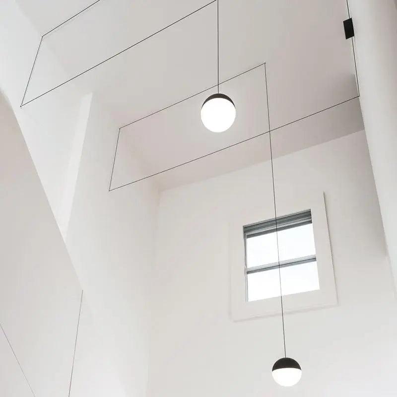 Alise - Nordic Plug-In DIY Glass Hanging Lights For Bedroom