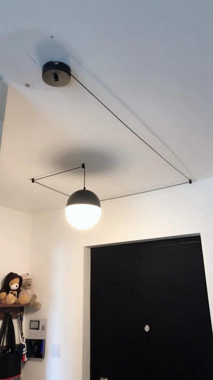 Alise - Nordic Plug-In DIY Glass Hanging Lights For Bedroom