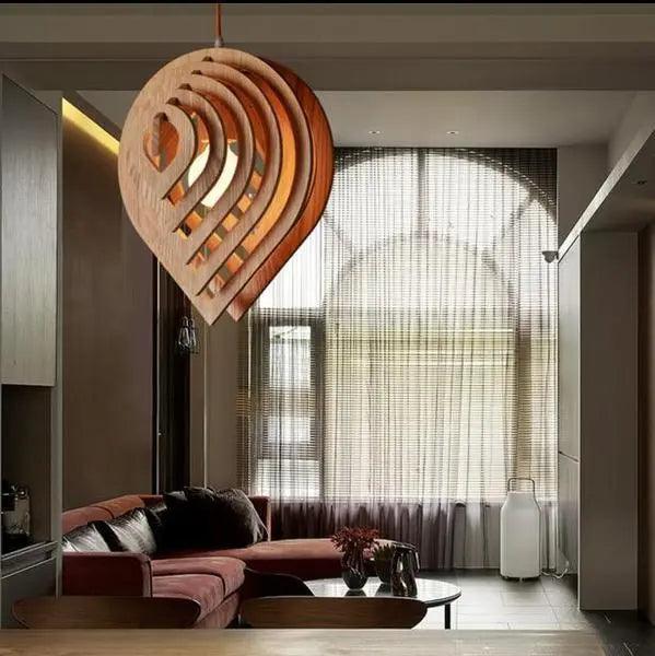 Elsa - Modern Wood Hanging Lights For Bedroom