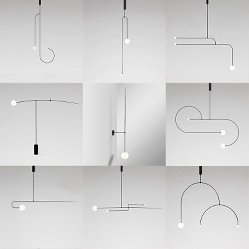 Torborg Minimalist Bedroom Bedside Led Chandelier Light