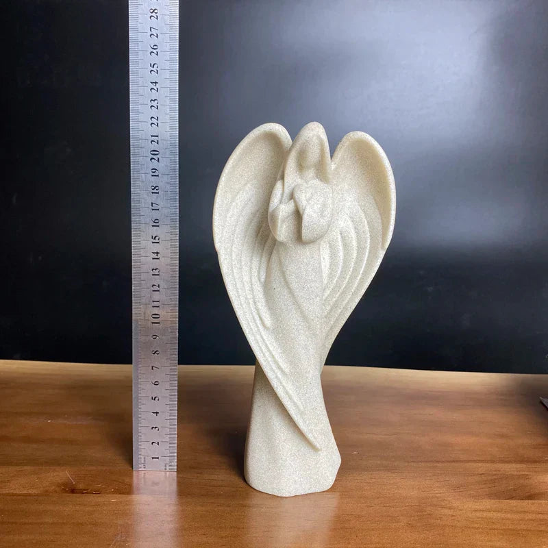 DecorBites™ Angel Wing Girl Resin Statue for Home Decor