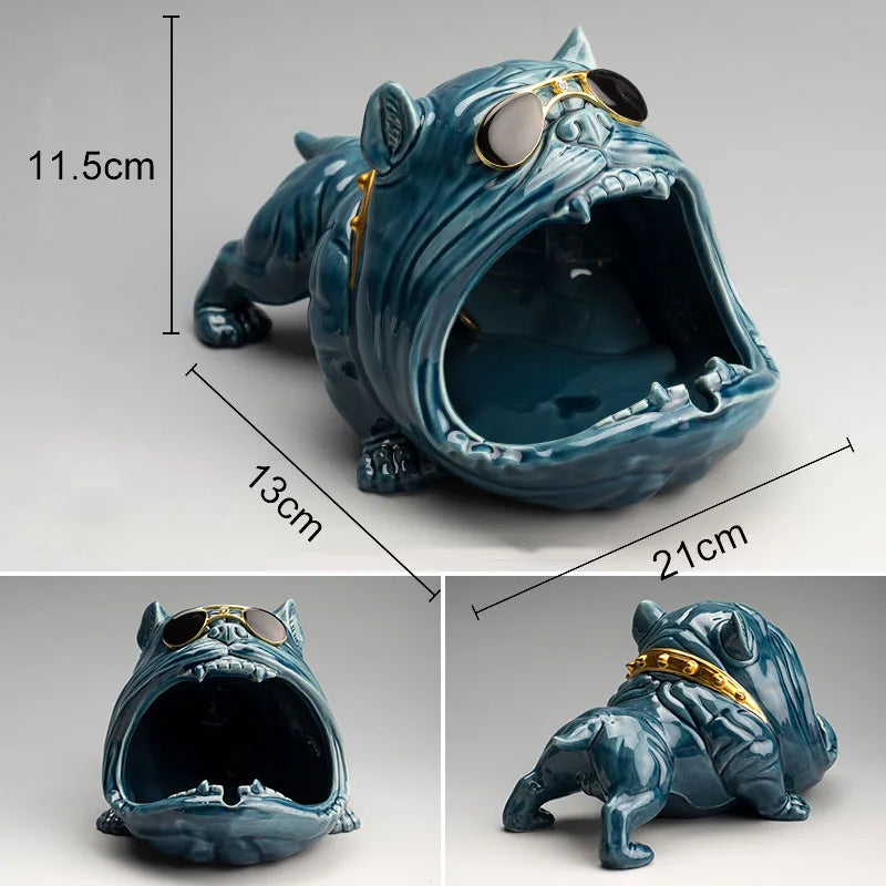DecorBites™ Cartoon Dog Ashtray | Creative Animal Resin Home Decor Gift