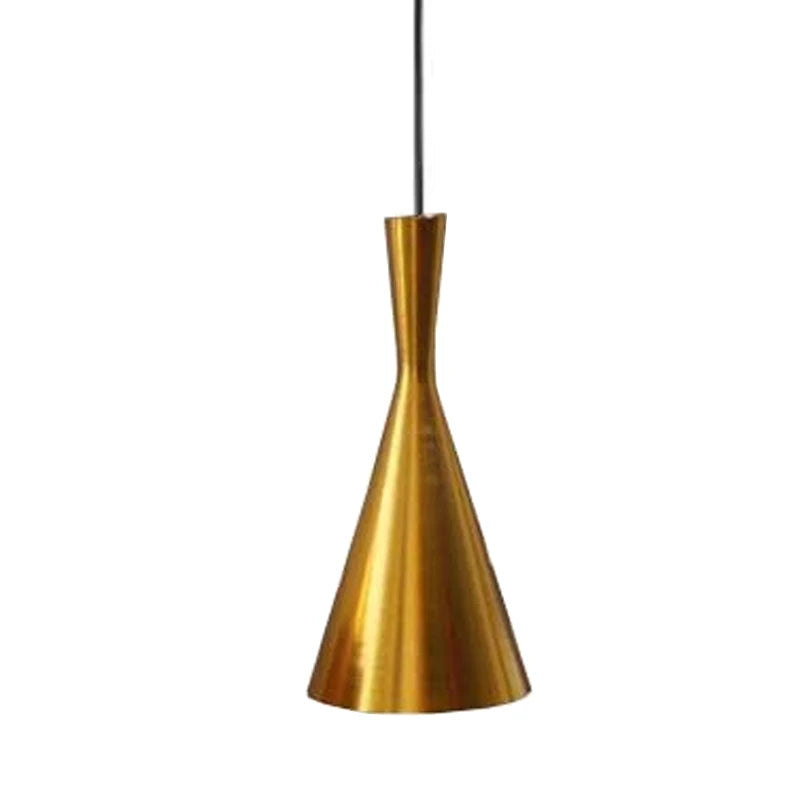 DecorBites™ Black & Gold Musical Pendant Light for Dining, Living Room, & Bar Decor