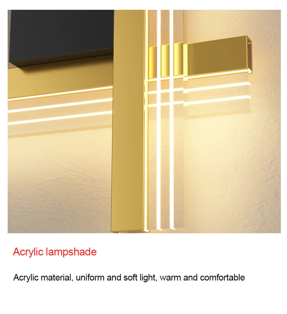 DecorBites™ LED Aluminum Wall Light for Bedroom Living Room Home Decor