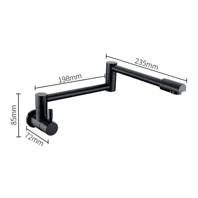Saima - Modern Pot Filler Faucet Tap Wall Mounted Faucet