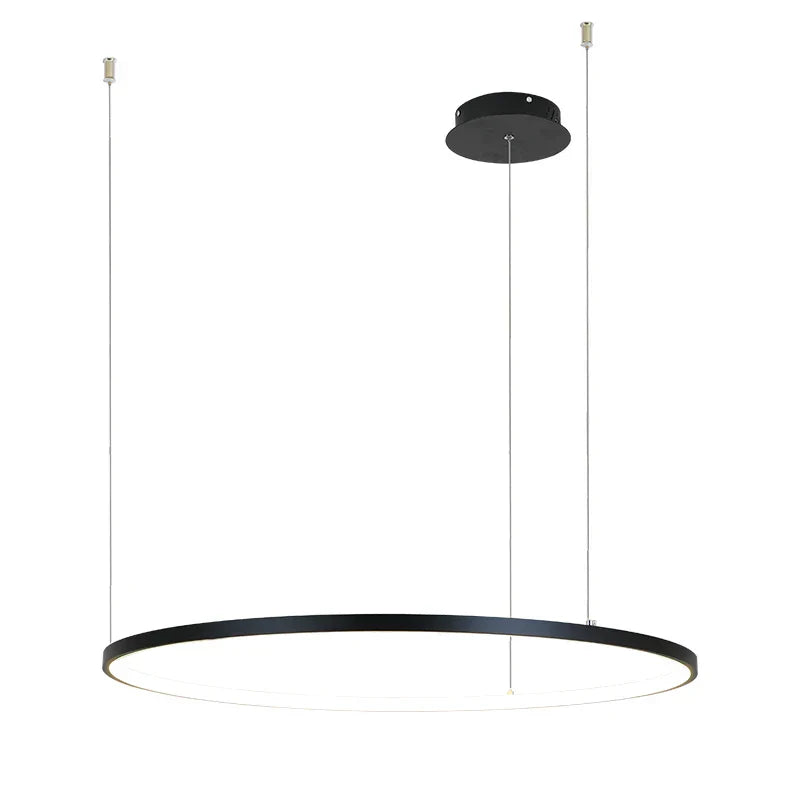 DecorBites™ Circular LED Chandelier: Modern Circle Lights for Interior Lighting Engineering