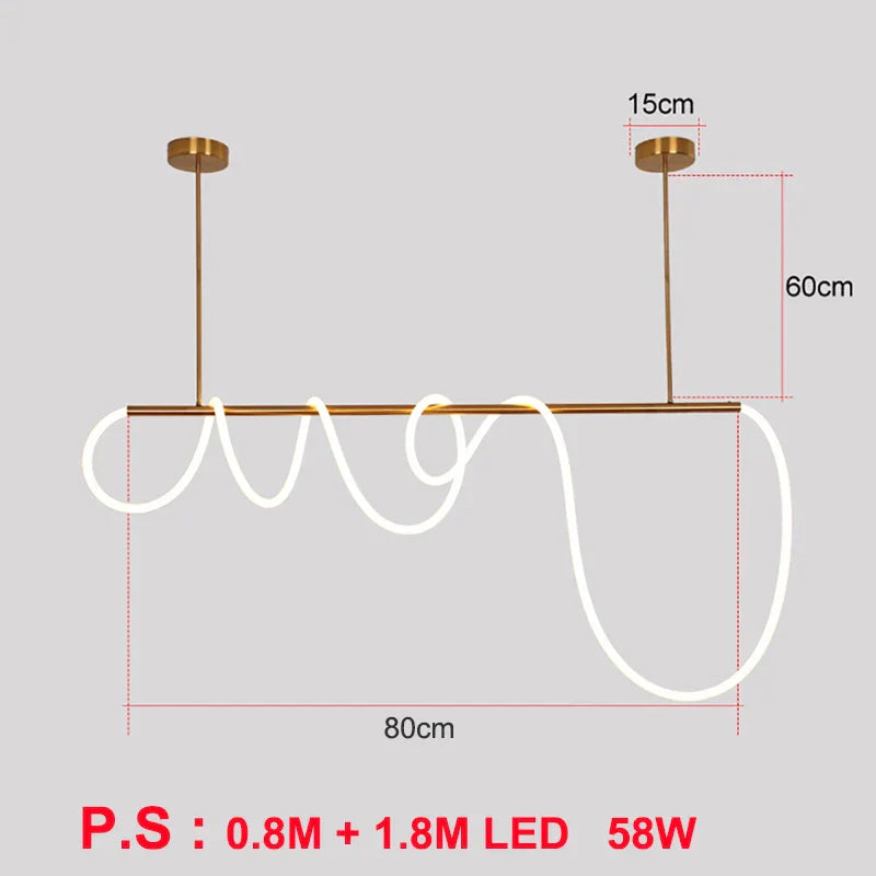 Lámparas colgantes LED luminosas DecorBites™ de 360°: Lámpara colgante moderna y elegante para interiores, ideal para sala de estar y restaurantes.