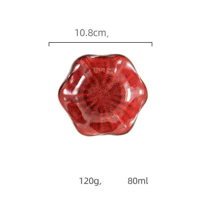 DecorBites™ Ceramic Japanese Style Small Dipping Plate Bowls - Set of 1