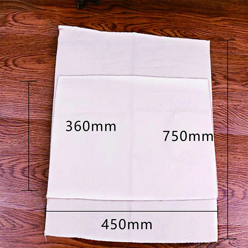 DecorBites™ Linen Flax Cloth Baking Mat Baguette Pan Kitchen Tool Set