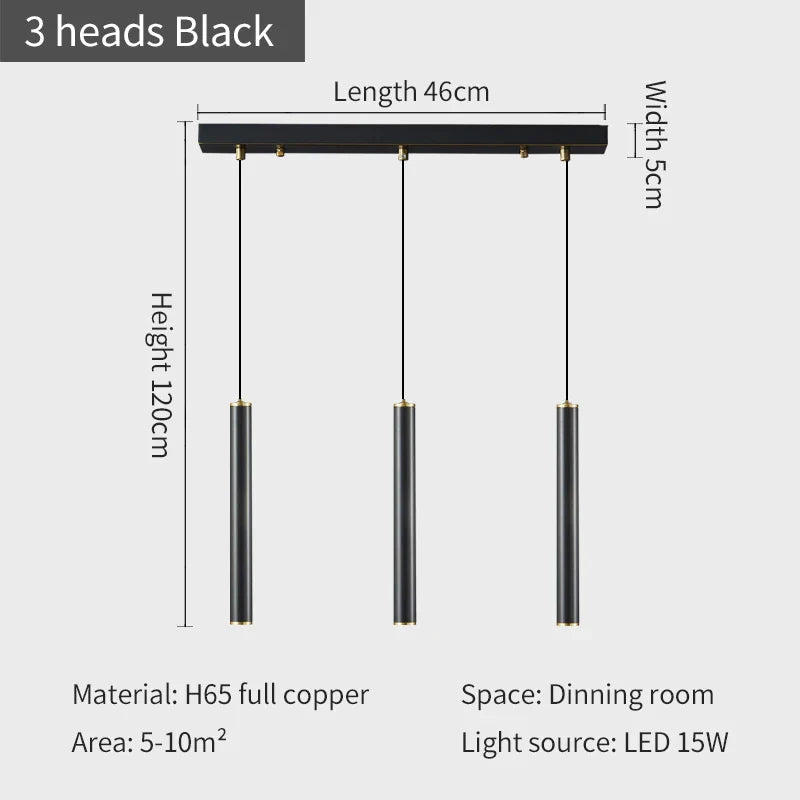 مجموعة DecorBites™ ثريا نحاسية لغرفة النوم وشمعدان حائطي حديث للبار