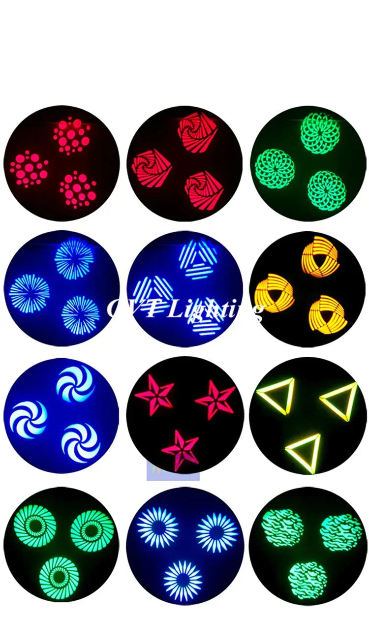 DecorBites™ 90W LED Spot Moving Head Light - High Brightness DJ Gobo Moving Head