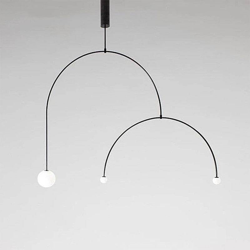 Torborg Minimalist Bedroom Bedside Led Chandelier Light