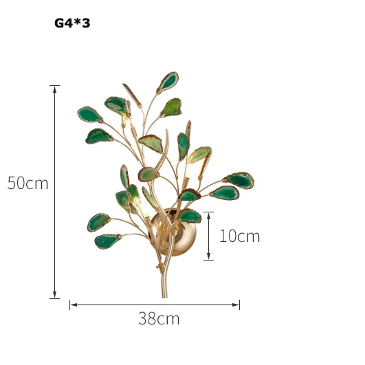 DecorBites™ Agate Designer LED Chandelier for Dining & Foyer Room