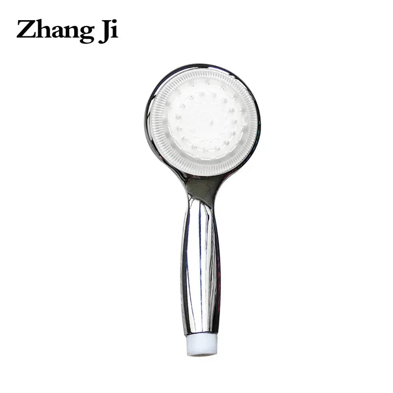 DecorBites™ LED Temperature Controlled Shower Head: Super Large Panel, 3 Color Changes, Chrome Plating