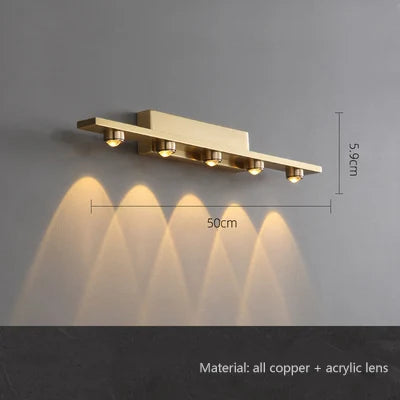 DecorBites™ Iron Art Mirror Front Wall Sconce