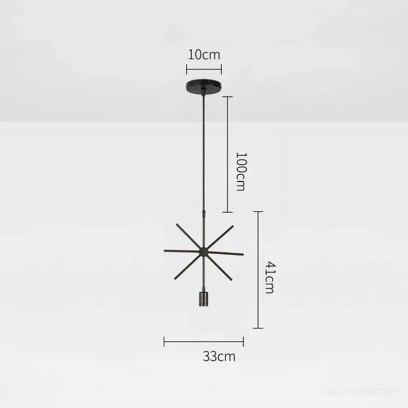 DecorBites™ Industrial Nordic Retro Pendant Lights for Home and Bar Chandelier.