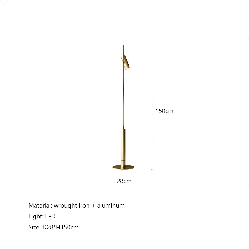 DecorBites™ LED Spotlight Projection Floor Lamp for Modern Minimalist Living Room Decor