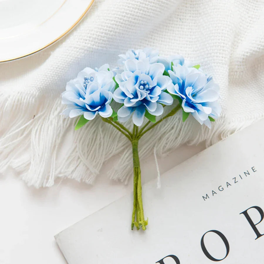 DecorBites™ Artificial Flower Stamen Bouquet for Wedding, DIY, Party Decor, Home, Scrapbooking