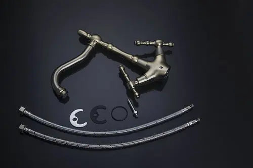 صنبور خلاط مطبخ دوار من ديكوربايتس™ مصنوع من النحاس العتيق