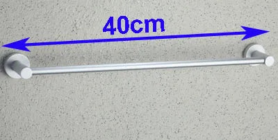 حامل مناشف الحمام المصنوع من الألومنيوم من DecorBites™، رف مناشف دائري مضاد للصدأ