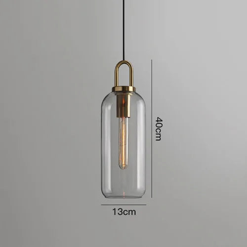 DecorBites™ Glass Ball Pendant Light: Luxury Restaurant & Bar Nordic Bedroom Lamp