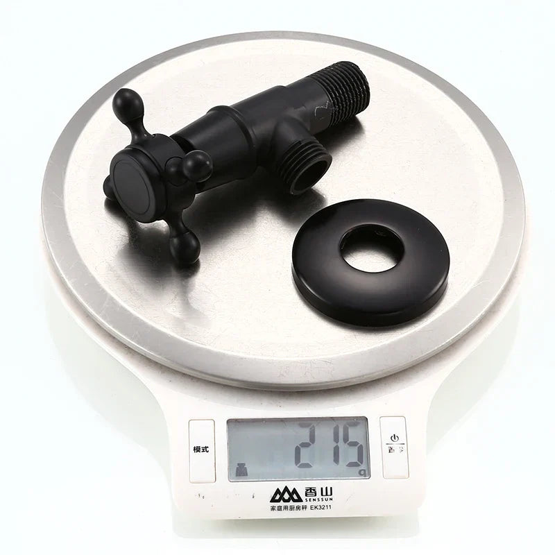 DecorBites™ Antique Brass Triangle Valve for Toilet Faucet, Universal Replacement Part