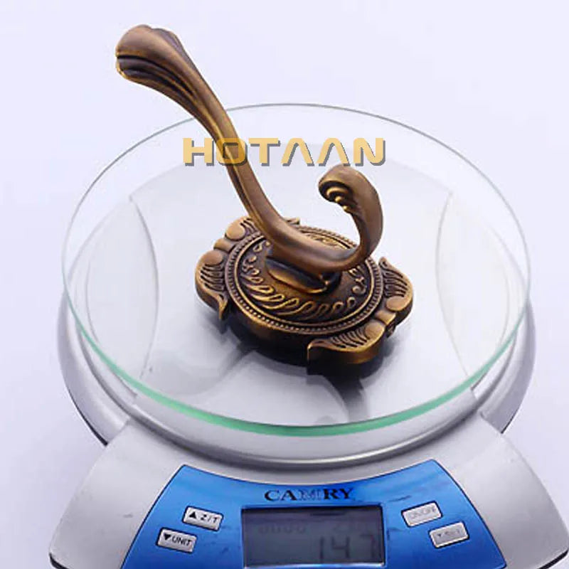 خطافات ورفوف حائط برونزية عتيقة من DecorBites™ للمناشف والمعاطف والأرواب