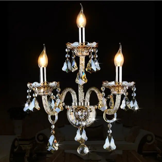 DecorBites™ Crystal Luxury Bedroom Wall Lamp Lighting Fixture