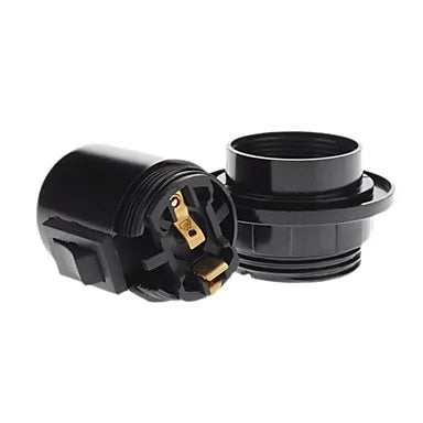 DecorBites™ E27 Base Bulb Socket Lamp Holder with Switch