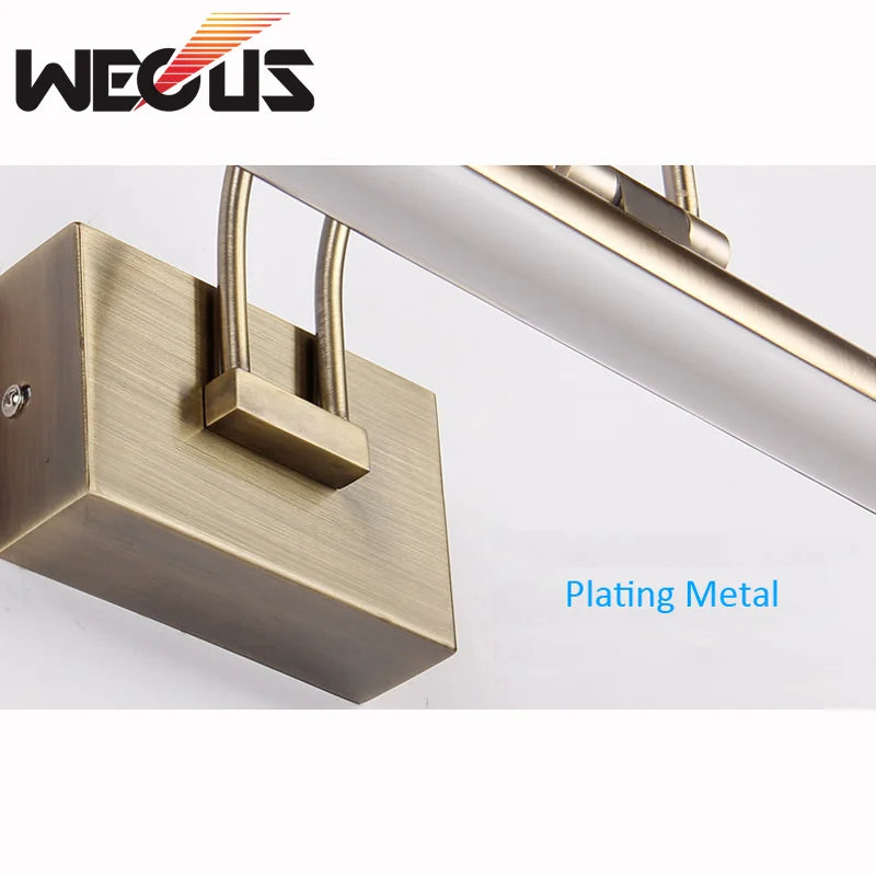 DecorBites™ Brushed Bronze Led Bathroom Vanity Light for Over Mirror Cabinet