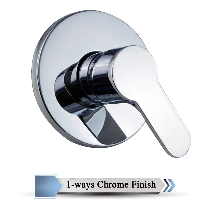 DecorBites™ Brass Bathroom Hot Cold Mixer Valve - Wall Mounted Shower Control