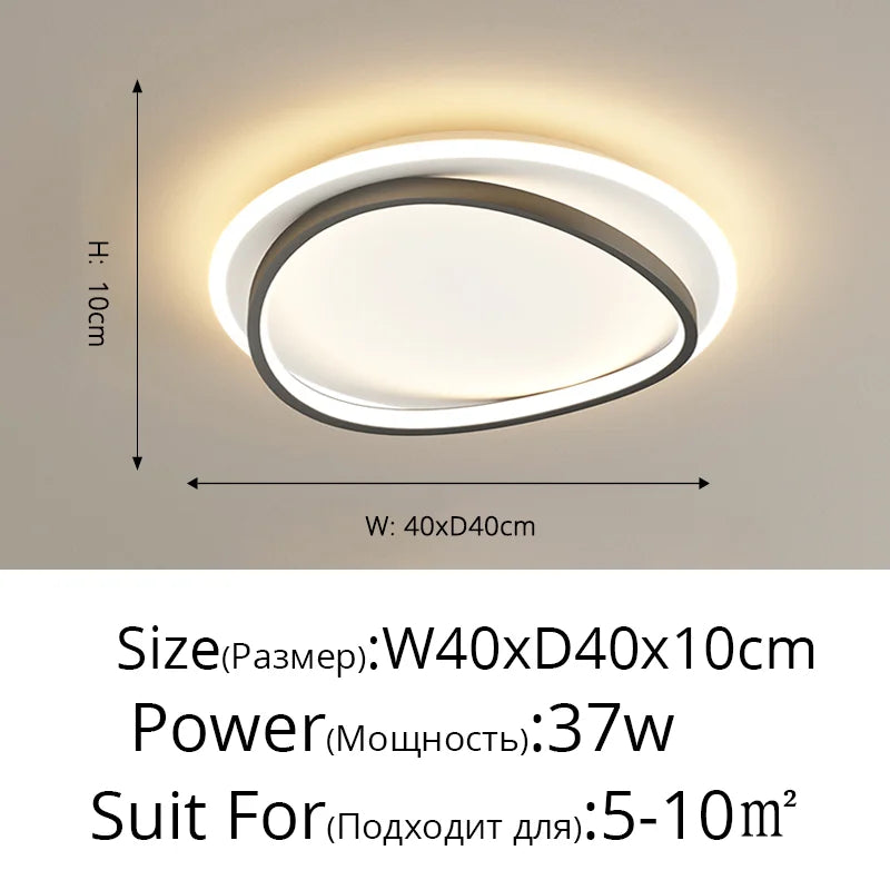 DecorBites™ LED Chandeliers Lights Dimming Modern Luminaire for Home Decor