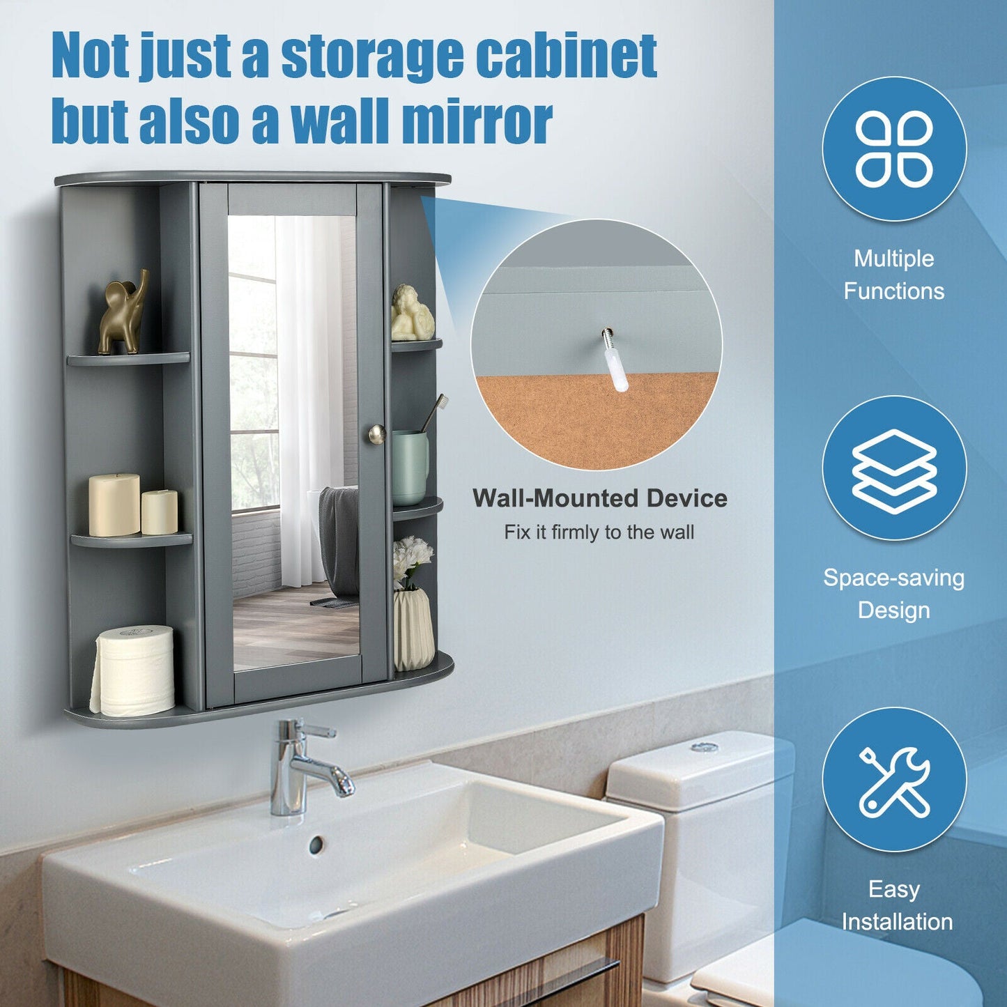 Signy - Bathroom Medicine Cabinets Wood Cabinets