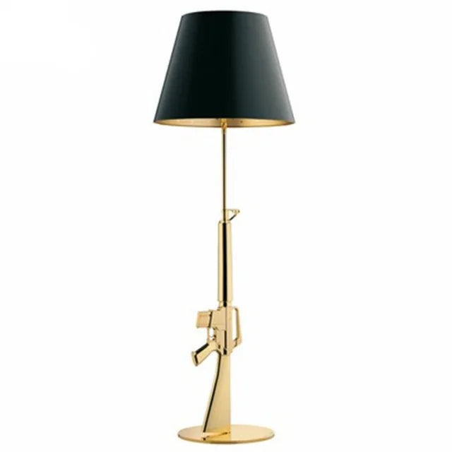 DecorBites™ Gold AK47 Floor Lamp: Modern Resin Night Light for Home Decor