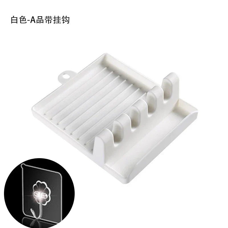 DecorBites™ Kitchen Utensil Stand Pot Lid Holder Spatula Organizer Spoon Rest