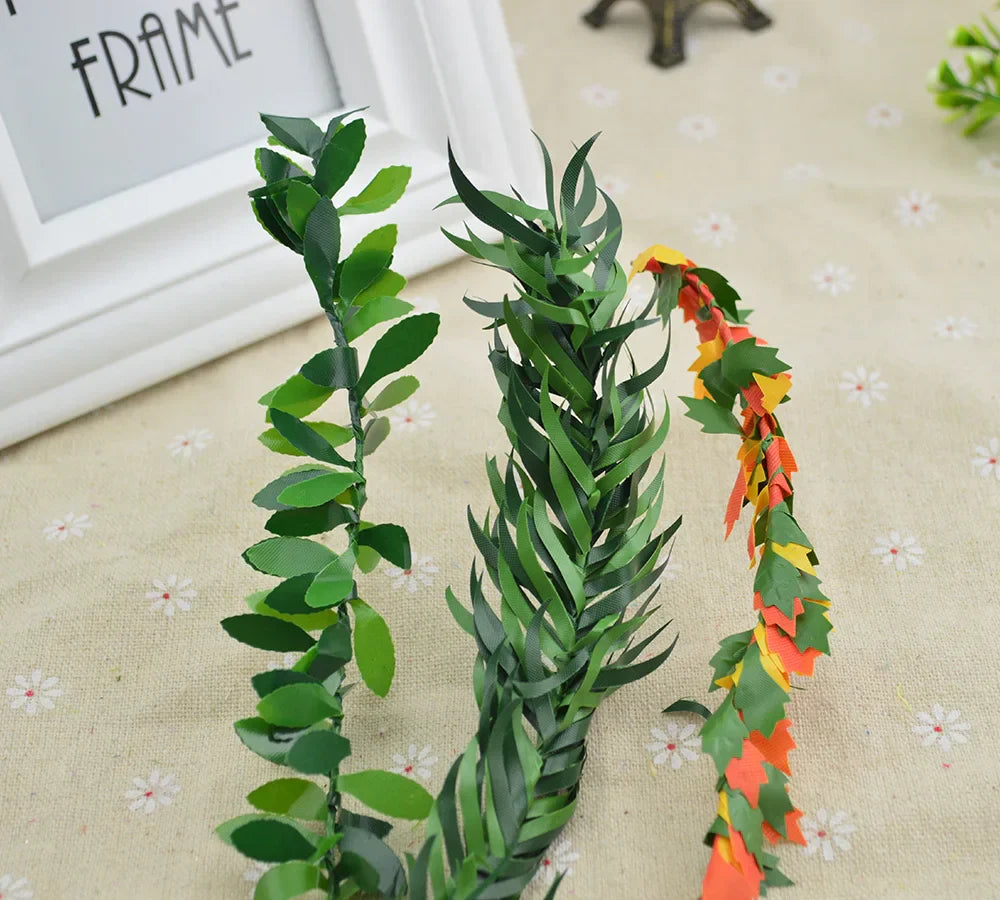 Guirnalda de hojas verdes DecorBites™ para decoración de bodas y Navidad