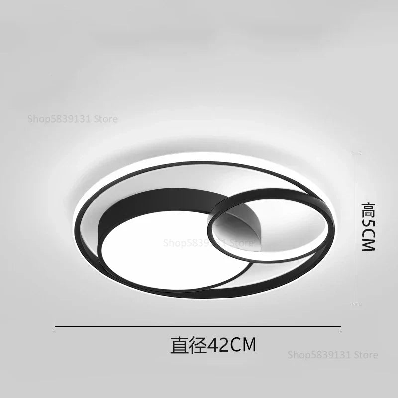 Lámpara de techo LED DecorBites™ Geometry: Lujo moderno de estilo nórdico para la decoración de la sala de estar