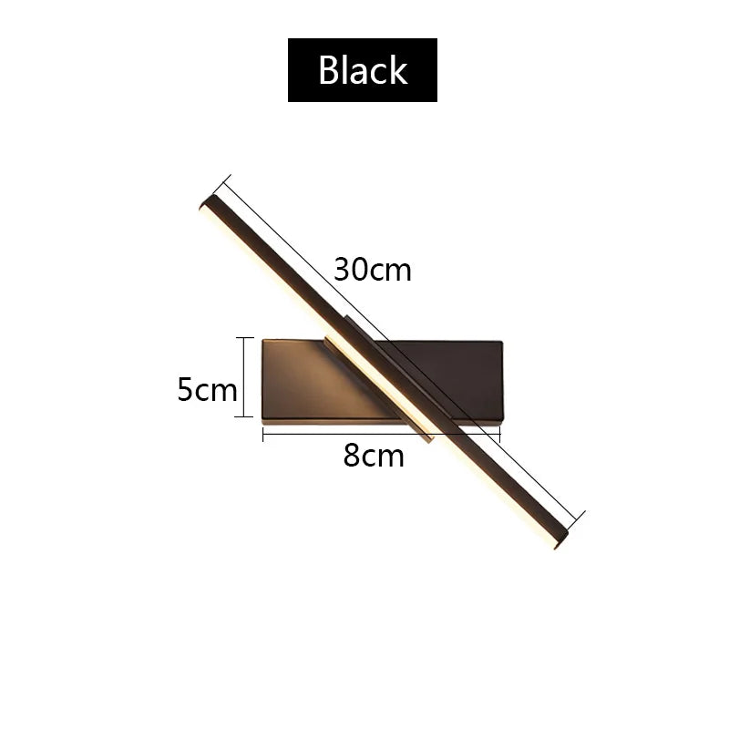 مصباح حائط LED قابل للتعديل من DecorBites™ مصباح غرفة نوم عصري