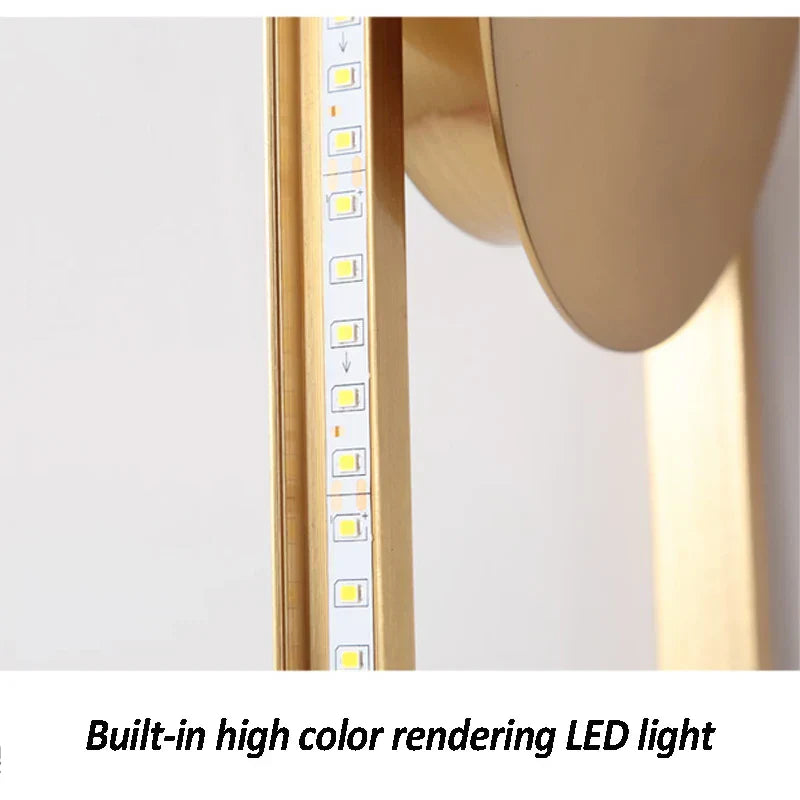 DecorBites™ LED Acrylic Metal Wall Lamp: Minimalist Nordic Sconce Light for Bedroom, Living Room