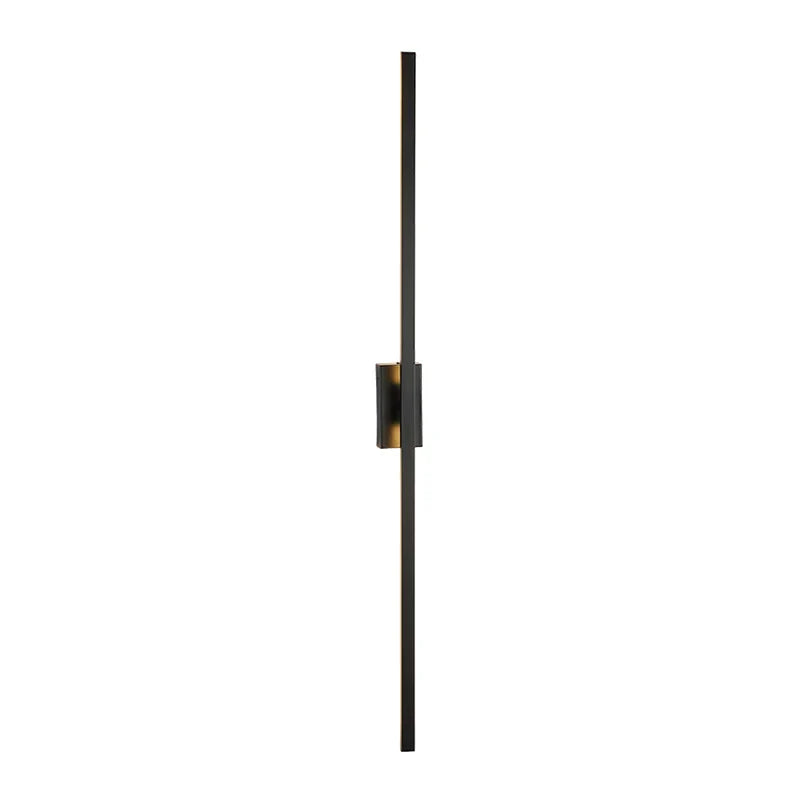 DecorBites™ LED Metal Tube Wall Lamp Modern Black Gold Decor Sconce for Bedroom Foyer Bathroom