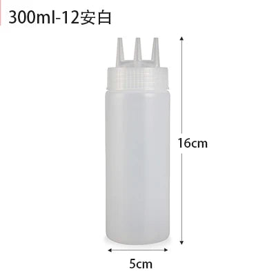 DecorBites™ Condiment Squeeze Bottle Set for Sauces & Oils