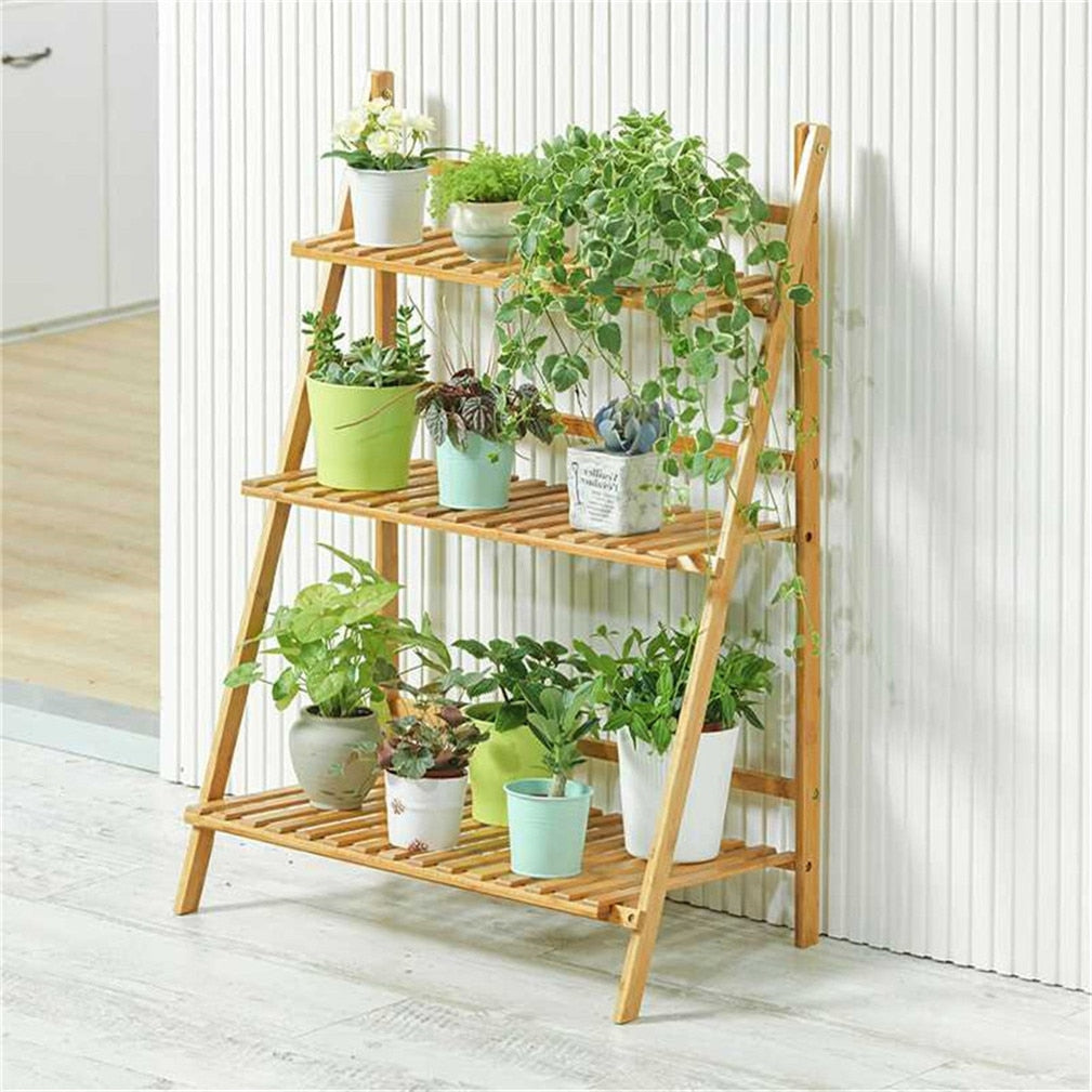Reidun - Tiered Plant Stand Plant Shelf Indoor & Outdoor Plant Shelf Flower Stand