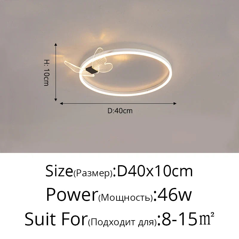 DecorBites™ LED Chandelier: Modern Indoor Lighting for Bedroom, Study, Living Room - Luster Lamps