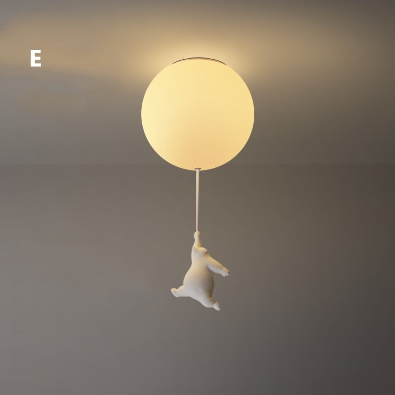 Ruben - Bear Nursery Ceiling Light Childrens Lighting