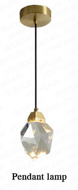 Lámpara de pared LED DecorBites™ Crystal Copper para dormitorio y escaleras