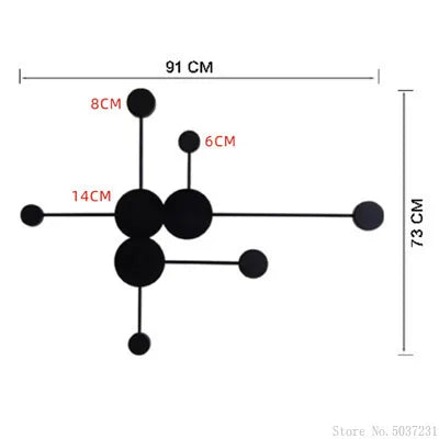 DecorBites™ Geometric LED Wall Lamp: Modern Hotel Living Room Sconce, Bedroom Light Fixture